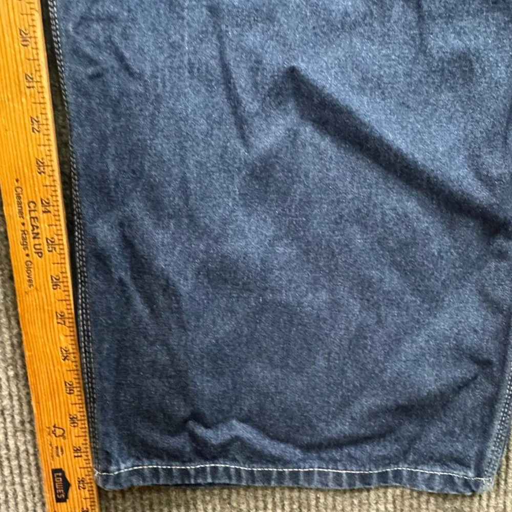 Dickies‎ Bib Overalls Mens 58x32 Blue Indigo Denim Carpenter Workwear Grunge